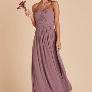 Birdy Grey Grace Convertible Dress in Chiffon Dark Mauve